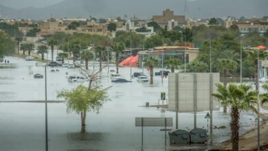 متحدہ عرب امارات میں غیر معمولی بارش‘ 7 افراد جاں بحق