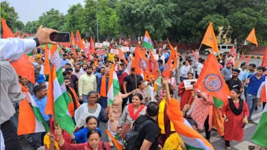 ہندو تنظیموں کا دہلی میں امن مارچ