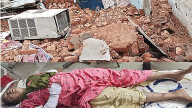 چندرائن گٹہ میں دیوارمنہدم‘خاتون زخمی