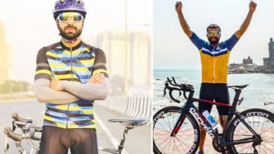 سائیکلسٹ عادل تیلی نے لیہہ منالی کے درمیان عالمی ریکارڈ توڑدیا