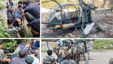 آرمی چیتا ہیلی کاپٹر حادثہ کا شکار ، ایک پائلٹ ہلاک