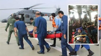 بحریہ نے 90منٹ میں ایرانی عہدیدار کو ہسپتال پہنچایا