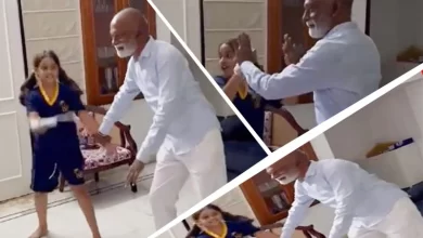 سابق وزیر رگھوویرا ریڈی کا پوتی کے ساتھ رقص ( ویڈیو وائرل)