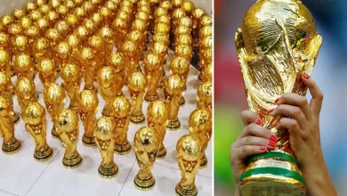 فٹبال ورلڈ کپ کی جعلی ٹرافیاں پکڑی گئیں