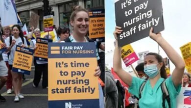 برطانیہ میں نرسوں کا تنخواہوں میں اضافہ کیلئے پہلی بار ہڑتال کا اعلان