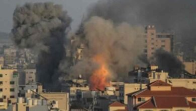 غزہ پٹی پر اسرائیلی لڑاکا طیاروں کے حملے