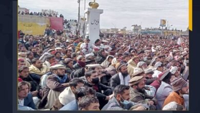 جنوبی وزیر ستان میں دہشت گردی کے خلاف ہزاروں افراد کا احتجاج