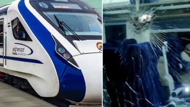 آندھراپردیش میں وندے بھارت ٹرین کے شیشے توڑدیئے گئے