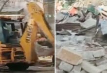 حیدرآباد میں غیرمجاز تعمیرات منہدم کردی گئیں