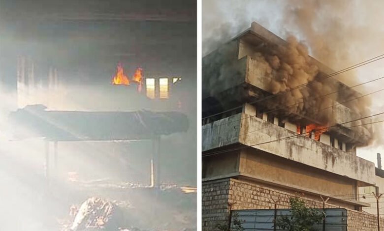 حیدرآباد میں آتشزدگی کا ایک اور واقعہ