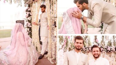شادی کی پرائیوٹ تصویریں سوشل میڈیا پروائرل، شاہین شاہ آفریدی نے ظاہر کی ناراضگی