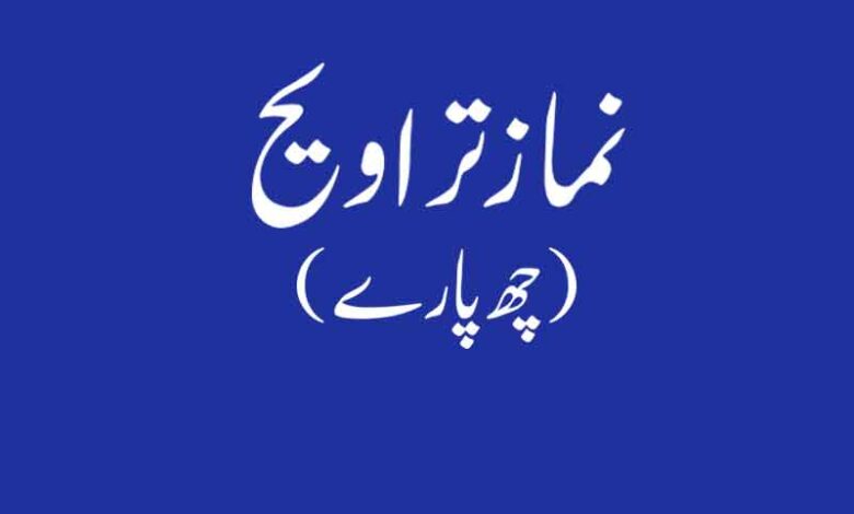 6 پارے: دونوں شہروں کی مختلف مساجد و دیگر مقامات پر نماز تراویح