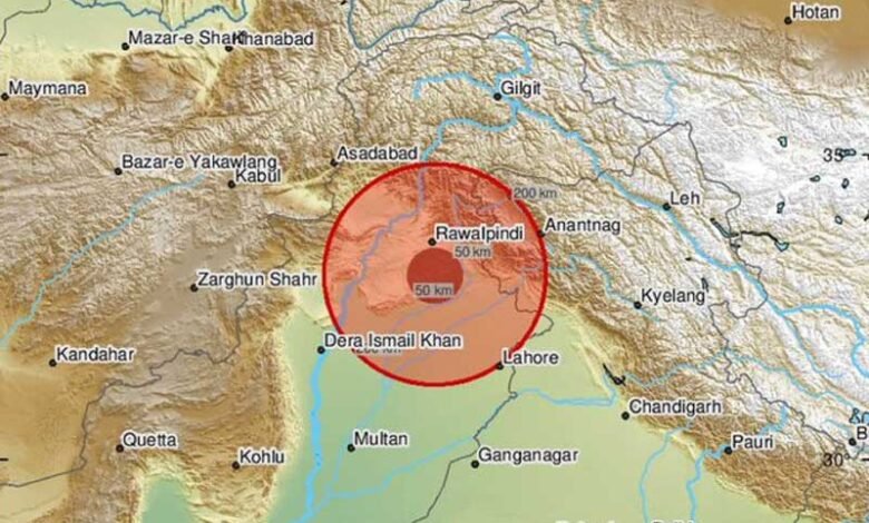 زلزلہ سے خیبر پختو نخوا میں 9 افراد جاں بحق اور 44 زخمی