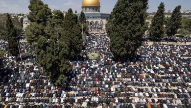 مسجد اقصیٰ میں 250,000 مسلمانوں نے نمازجمعہ ادا کی