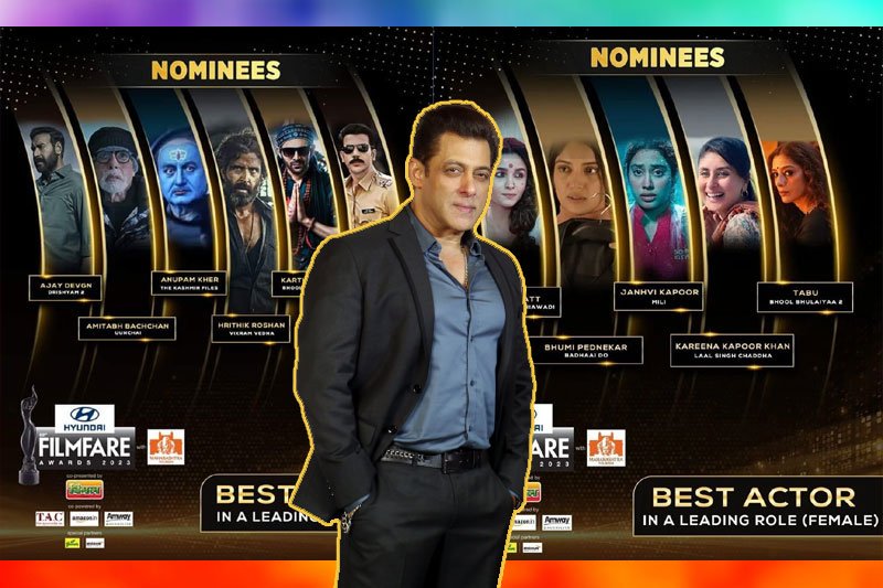 سلمان خان کی میزبانی میں ہوگی فلم فئیر ایوارڈس 2023 کی رنگارنگ تقریب، دیکھئے نامزدگیوں کی مکمل فہرست