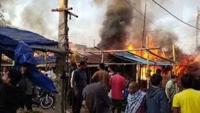 اوڈیشہ میں مہیب آتشزدگی‘ زائد200 دکانات خاکستر