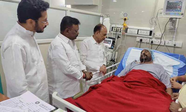 وزیر داخلہ نے علیل بی آر ایس قائد رام ریڈی کی عیادت کی
