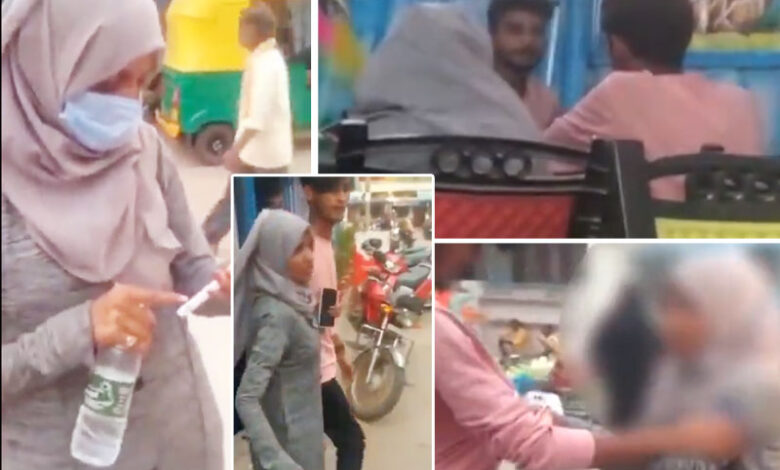 بھگوا لو ٹراپ: مسلم خاتون کے ساتھ غیر مسلم نوجوان کا ناشتہ (ویڈیو وائرل)