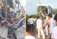 مہاراشٹرا میں ٹرک اور بس میں بھیانک تصادم، 8 افراد ہلاک