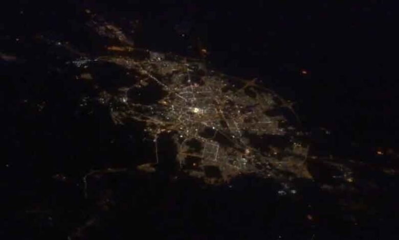سعودی خلا باز نے خلائی اسٹیشن سے مکہ مکرمہ میں رات کے مناظر جاری کئے (ویڈیو)