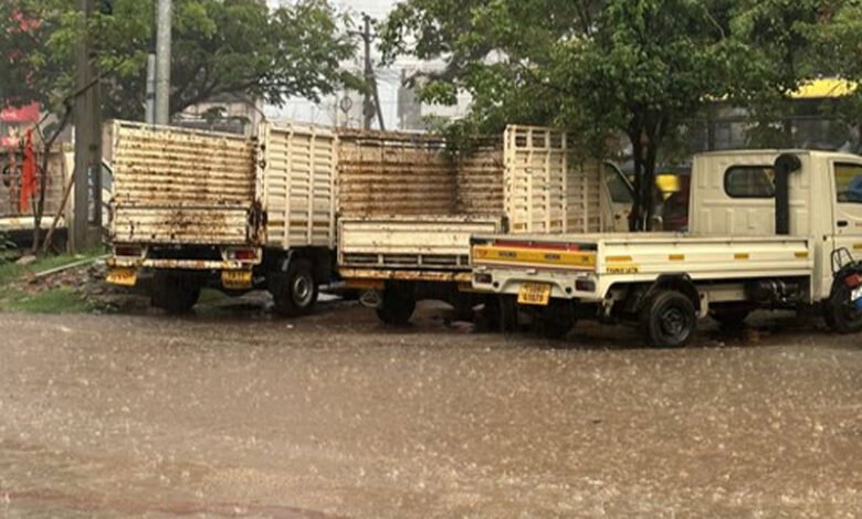 شہرحیدرآباد کے کئی علاقوں میں اچانک بارش