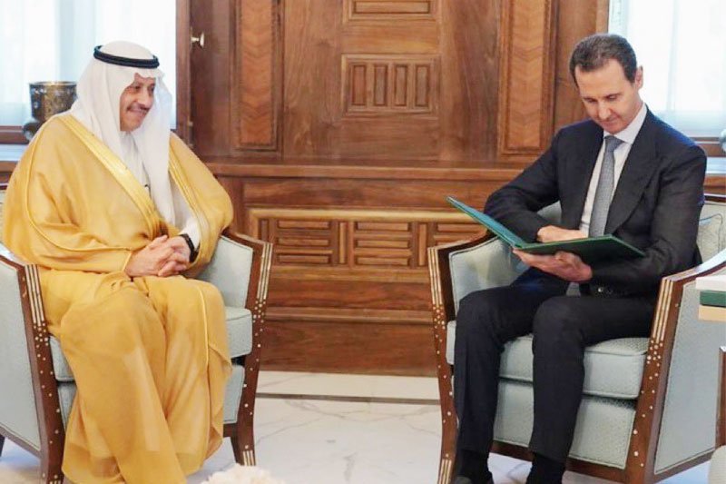 بشارالاسد کو عرب لیگ کے اجلاس میں شرکت کرنے سعودی فرماں روا کی دعوت