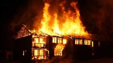 تلنگانہ: ضلع محبوب آبادمیں رائس مل میں آگ لگ گئی