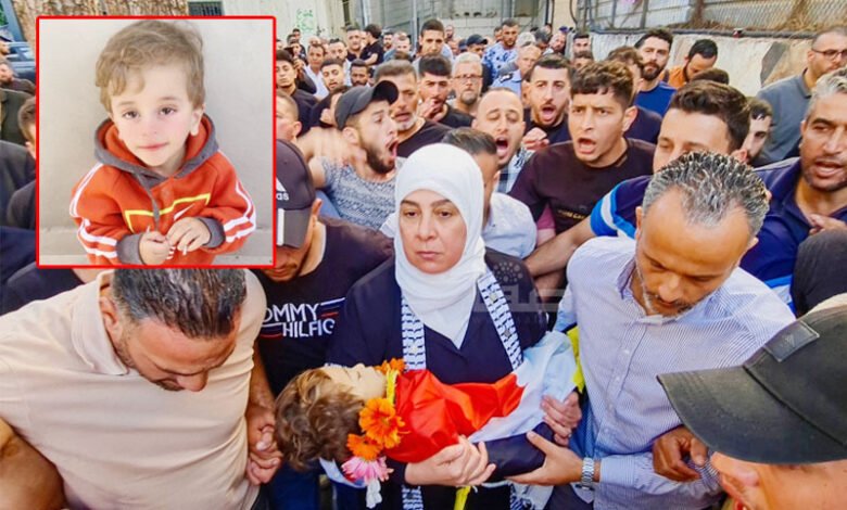 اسرائیلی فورسز کی فائرنگ، 2 سالہ فلسطینی بچہ شہید