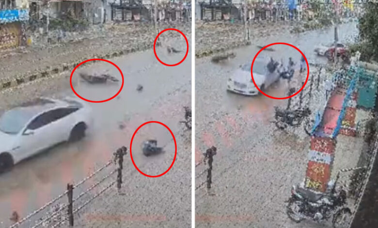 کرناٹک میں بھیانک سڑک حادثہ، ویڈیو وائرل