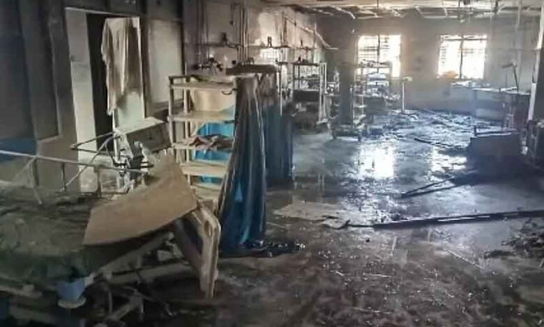 جئے پور کے ہاسپٹل میں آگ 47 بچے کرشماتی طور پر محفوظ