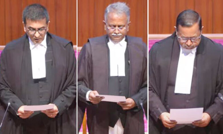 جسٹس بھوئیاں اور بھٹی نے سپریم کورٹ کے ججز کی حیثیت سے حلف لیا