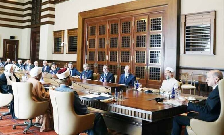 صدر اردغان کی مسلم علماء کے وفد سے ملاقات