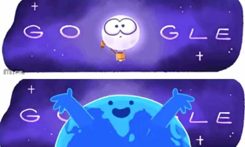 گوگل نے ڈوڈل کے ذریعے چندریان 3 کی کامیابی کو سلام پیش کیا