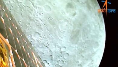 اسپیس کرافٹ سے چاند کے مناظر اسرو کو موصول (ویڈیو)