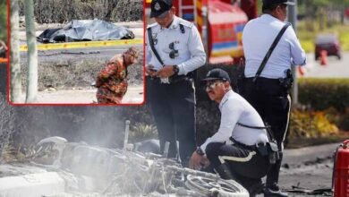 ملیشیا میں جیٹ طیارہ موٹر سائیکل اور کار سے ٹکرا گیا، 10 افراد ہلاک