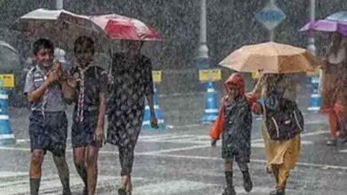 کلکتہ شہر میں زبردست بارش کی وجہ سے ہرطرف سڑک جام، جگہ جگہ پانی