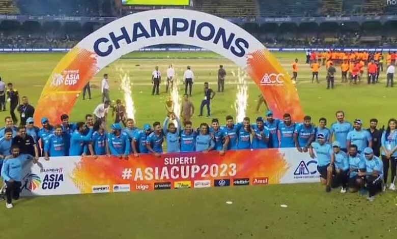 محمد سراج کی تباہ کن باؤلنگ،ہندوستان نے آٹھویں مرتبہ ایشیاء کپ جیت لیا