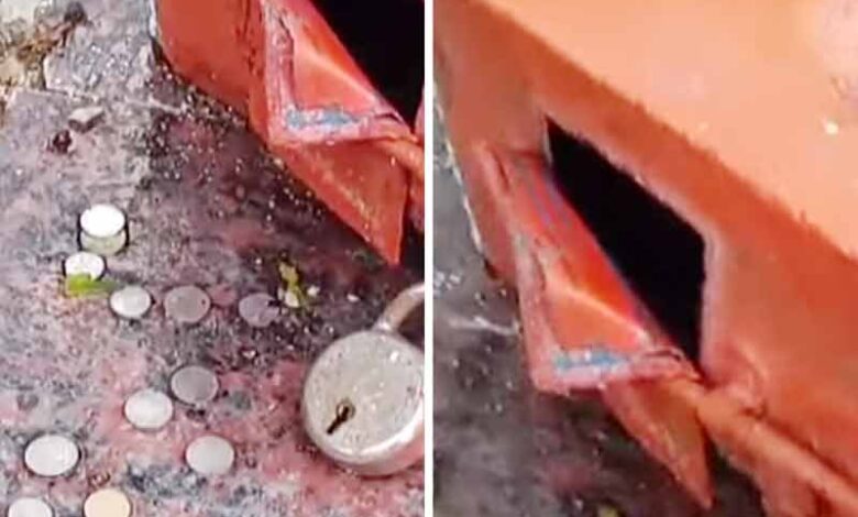 جگتیال کی ایک مندر میں چوری کی واردات