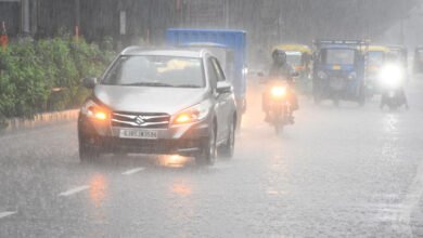 حیدرآباد میں موسلادھار بارش، یلو الرٹ جاری
