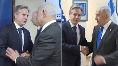 امریکی وزیر خارجہ بلنکن یہودیوں کی حمایت کیلئے اسرائیل پہنچ گئے