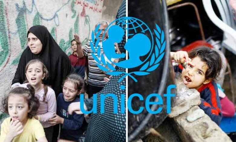 غزہ میں بچے پیاسے ہیں، یونیسیف نے علاقہ میں پانی ختم ہونے کا اعلان کردیا