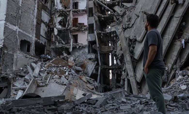فلسطین- اسرائیل تنازع کے دوران غزہ میں 123,000 فلسطینی بے گھر ہوئے