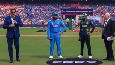 ہندوستان نے ٹاس جیت کر پاکستان کو پہلے بلے بازی کی دعوت دی