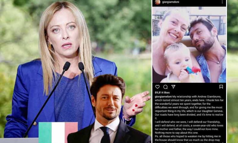 میلونی نے گزشتہ ماہ نامہ نگاروں کو بتایا تھا کہ انہیں ان کے پارٹنر گیامبرونو کے ریمارکس پر ان کے بارے میں رائے قائم نہیں کرنی چاہیے اور وہ مستقبل میں ان کے رویے کے بارے میں سوالات کا جواب نہیں دیں گی۔