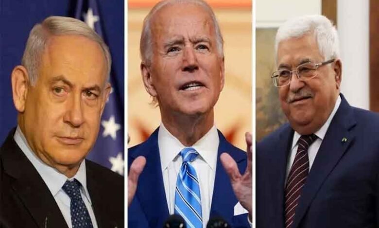 امریکی صدر کا نتن یاہو اور محمود عباس کو فون