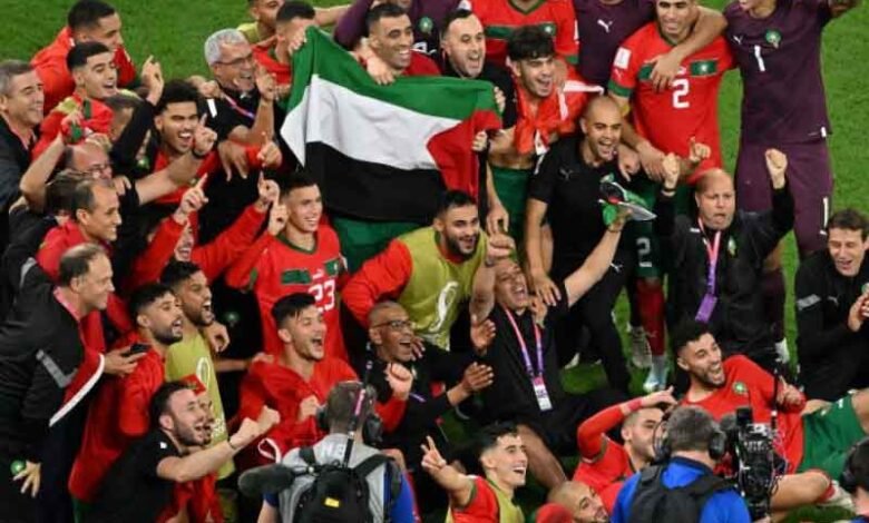 فلسطینیوں کی حمایت، مراقش کے کئی فٹبالرز مغربی میڈیا کے نشانے پر