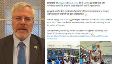 شکریہ انڈیا‘ پاکستان کی شکست پر اسرائیلی سفیر کا ٹویٹ