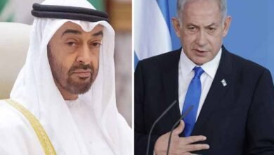 اسرائیلی وزيراعظم کا عرب امارات کے صدر سے رابطہ