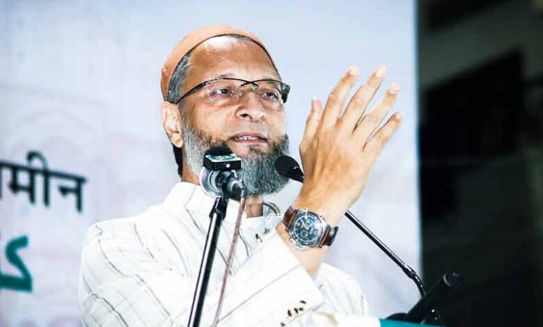 کانگریس‘یہاں ترکمان گیٹ کی تاریخ دہرانے کے درپے: اسد اویسی