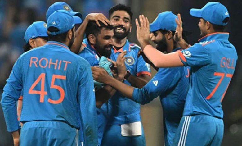 ہندوستان نے نیوزی لینڈ کو شکست دے کر ورلڈکپ کے فائنل میں پہنچ گیا